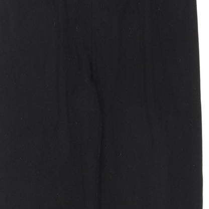 Stradivarius Womens Black Polyester Dress Pants Trousers Size S L25 in Regular