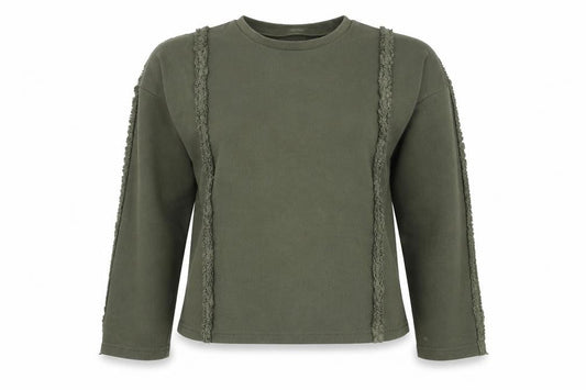 Moon River Womens Green Polyester Basic T-Shirt Size L Round Neck