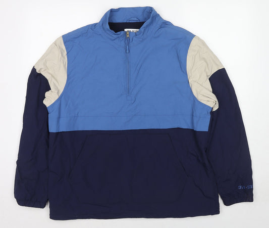 Paul Galvin Mens Blue Jacket Coat Size M Zip