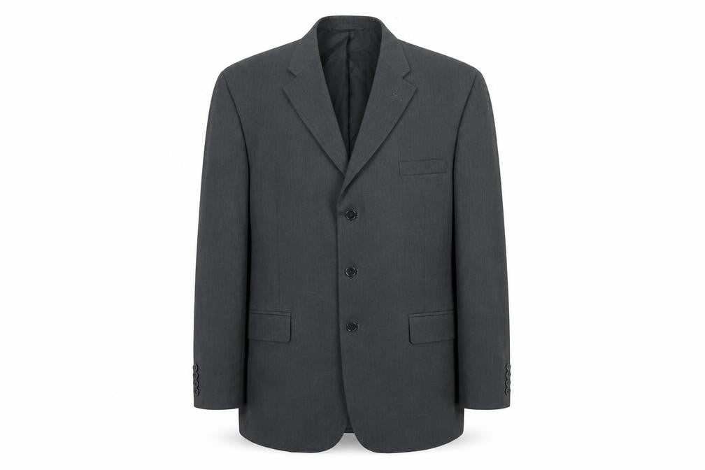 Haggar Mens Black Polyester Jacket Suit Jacket Size 46 Regular