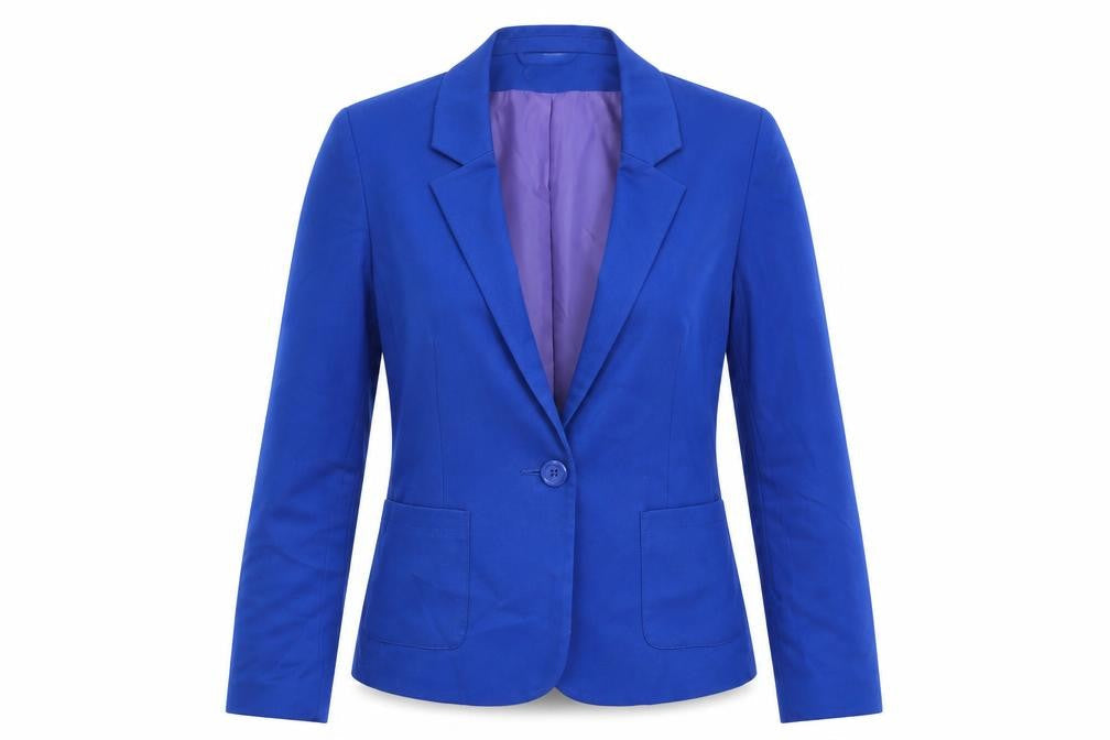 Divided by H&M Womens Blue Jacket Blazer Size 8 Button