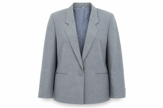Debenhams Womens Grey Polyester Jacket Blazer Size 14