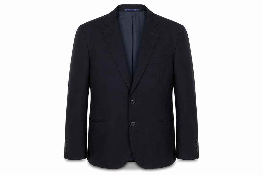 Marks & Spencer Mens Blue Polyester Jacket Suit Jacket Size 42 Regular