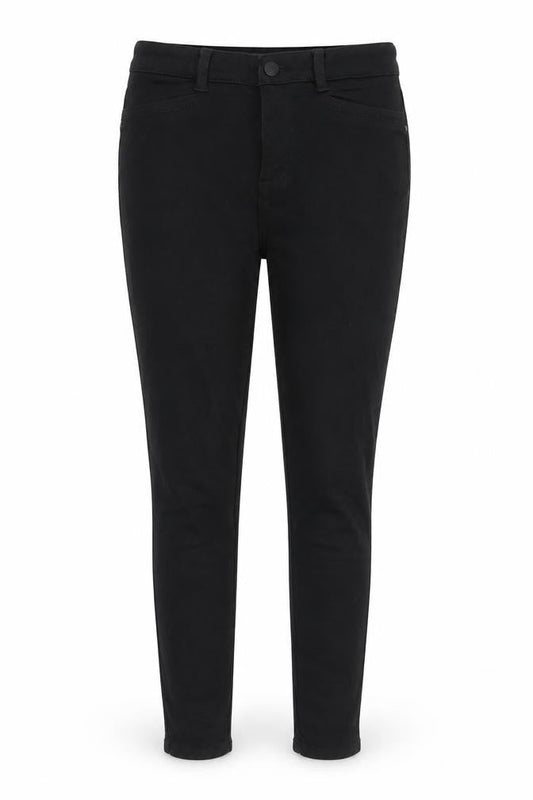 Very Womens Black Cotton Skinny Jeans Size 12 L27.5 in Regular Zip