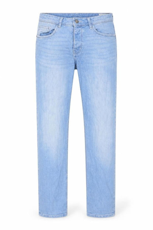 Denim & Co. Mens Blue Cotton Straight Jeans Size 30 in L32 in Regular Button