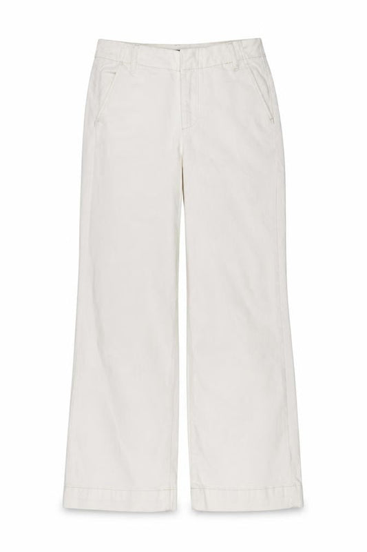 Zara Womens Ivory Cotton Bootcut Jeans Size 6 L25 in Regular Button