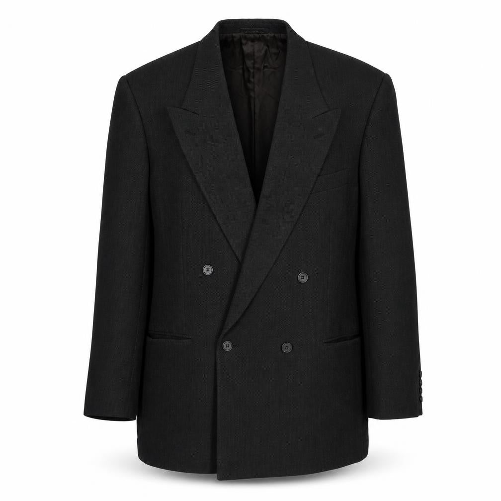 Marks & Spencer Mens Black Wool Jacket Suit Jacket Size 42 Regular