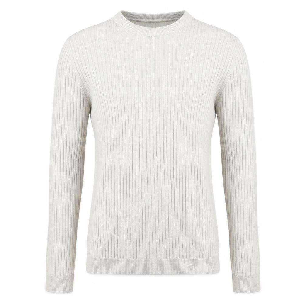 Topman Mens Grey Crew Neck Acrylic Pullover Jumper Size M Long Sleeve