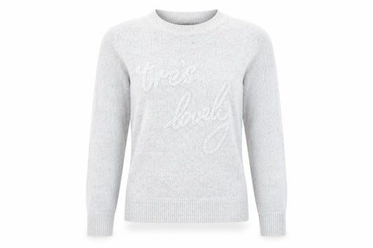 Oasis Womens Grey Round Neck Acrylic Pullover Jumper Size M - Tre's Lovely
