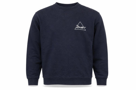 Best Mens Blue Cotton Pullover Sweatshirt Size M - Logo
