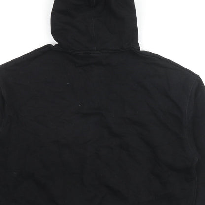 H&M Womens Black Cotton Pullover Hoodie Size S Pullover