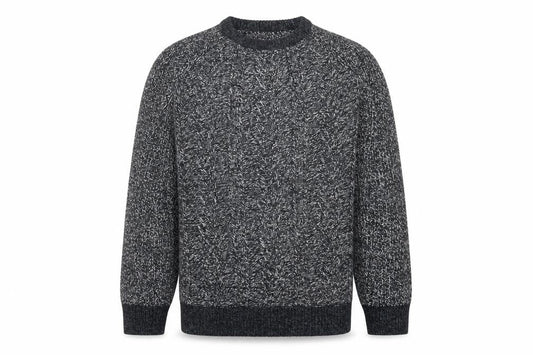 Marks & Spencer Mens Grey Round Neck Acrylic Pullover Jumper Size S Long Sleeve