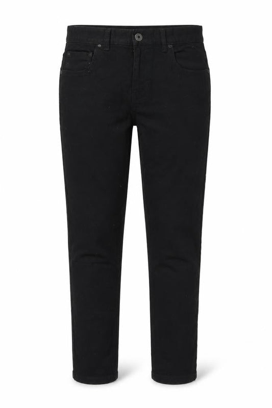 Next Womens Black Cotton Skinny Jeans Size 34 in L29 in Regular Zip