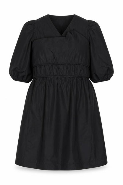 Carolyn Donnelly Womens Black Polyester A-Line Size 14 Round Neck Pullover