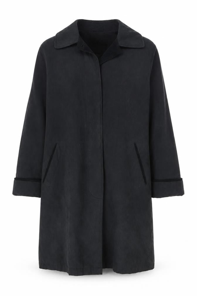 Klass Womens Black Pea Coat Coat Size 12 Button