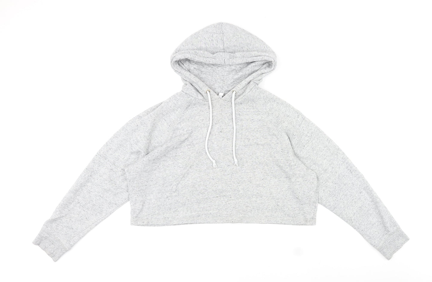Divided by H&M Womens Grey Cotton Pullover Hoodie Size L Pullover