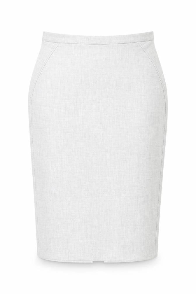LK Bennet Womens Grey Polyester Straight & Pencil Skirt Size 16 Zip