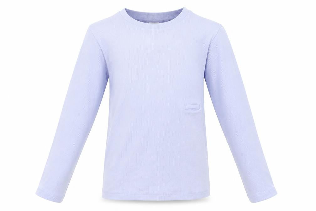 Marks & Spencer Girls Purple Cotton Basic T-Shirt Size 9-10 Years Round Neck Pullover