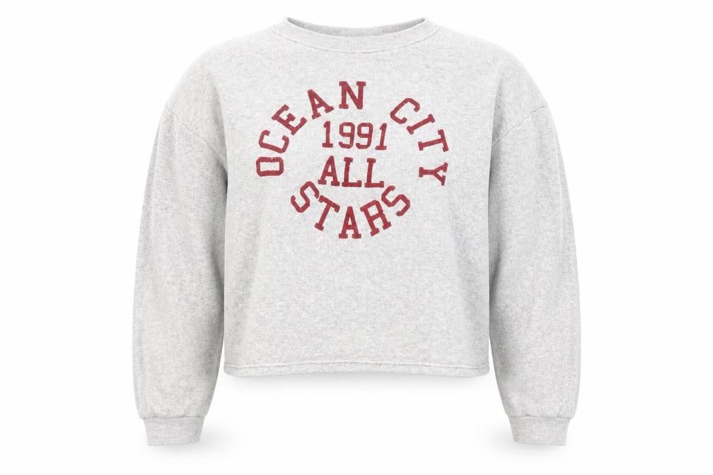 Zara Girls Grey Viscose Pullover Sweatshirt Size 11-12 Years Pullover