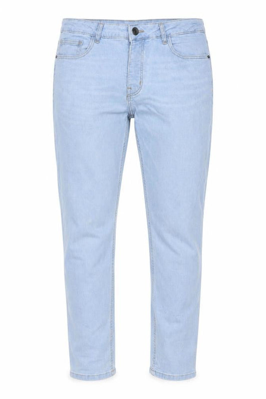 Denim & Co. Mens Blue Cotton Straight Jeans Size 34 in L30 in Regular Button
