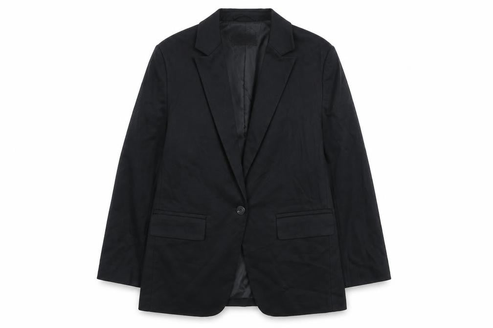 Marks & Spencer Womens Black Lyocell Jacket Suit Jacket Size 8
