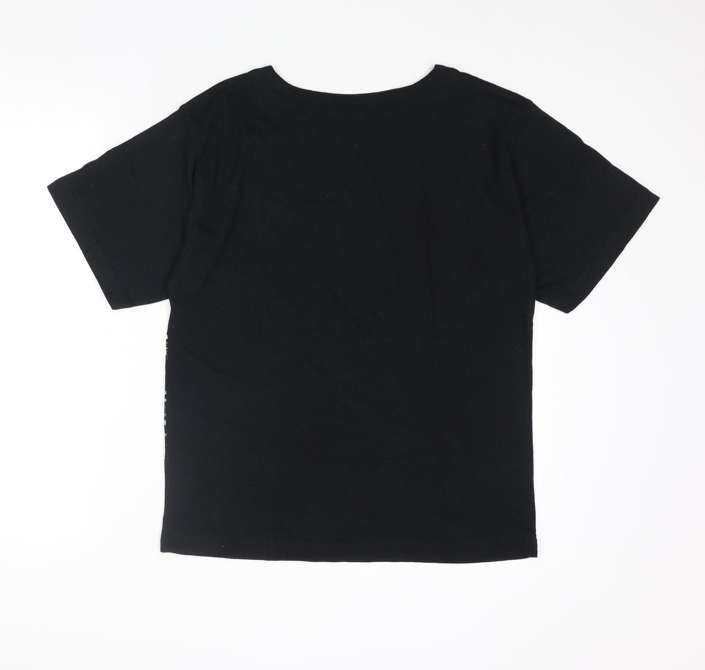 Together Womens Black Cotton Basic T-Shirt Size 8 Round Neck - Size 8-10, Together Hotel