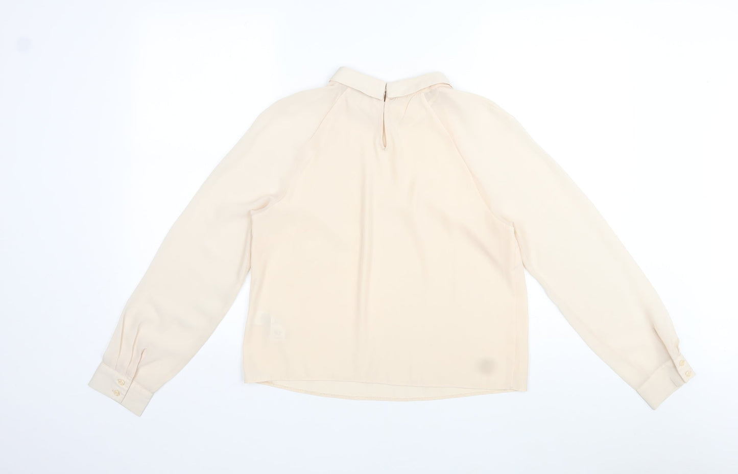Red Herring Womens Pink Polyester Basic Blouse Size 10 Collared