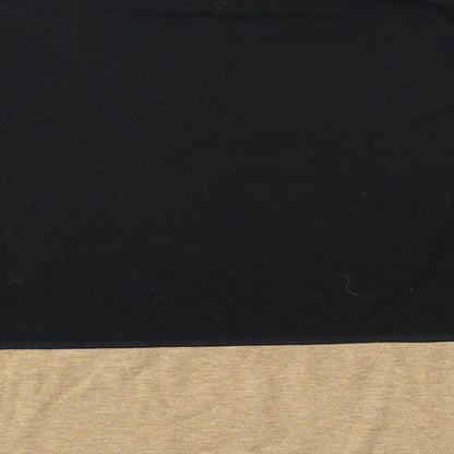 Marks & Spencer Womens Black Mock Neck Polyester Pullover Jumper Size 14