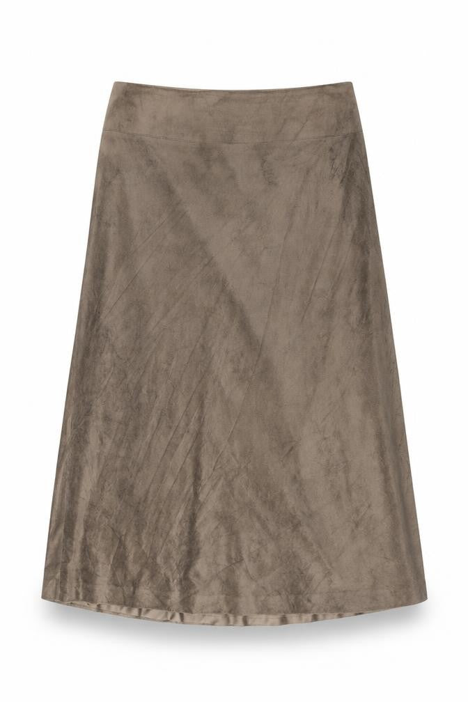 Sigrid Sport Womens Beige Polyester Maxi Skirt Size S Zip