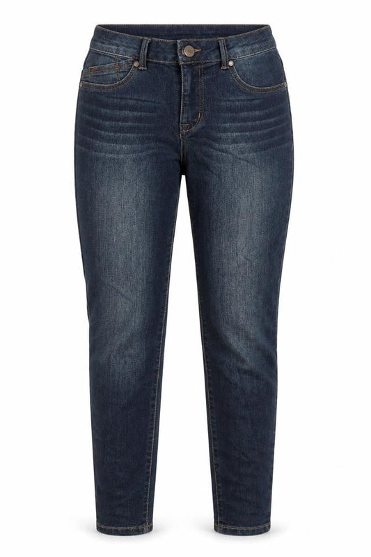 1822 Denim Womens Blue Cotton Straight Jeans Size 6 L27 in Regular Zip