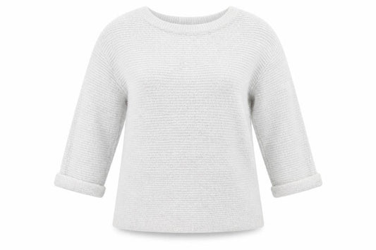 Monsoon Womens Grey Round Neck Acrylic Pullover Jumper Size S
