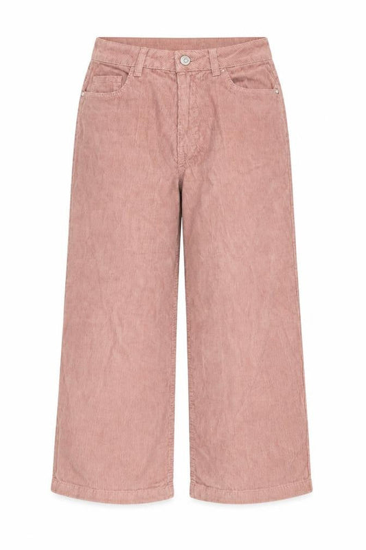 Denim & Co. Womens Pink Cotton Trousers Size 8 L23 in Regular Zip - Button Pockets
