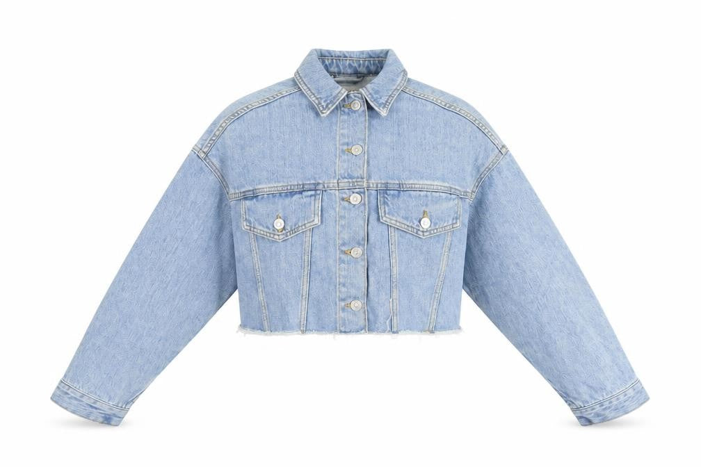 Topshop Womens Blue Jacket Size 8 Button