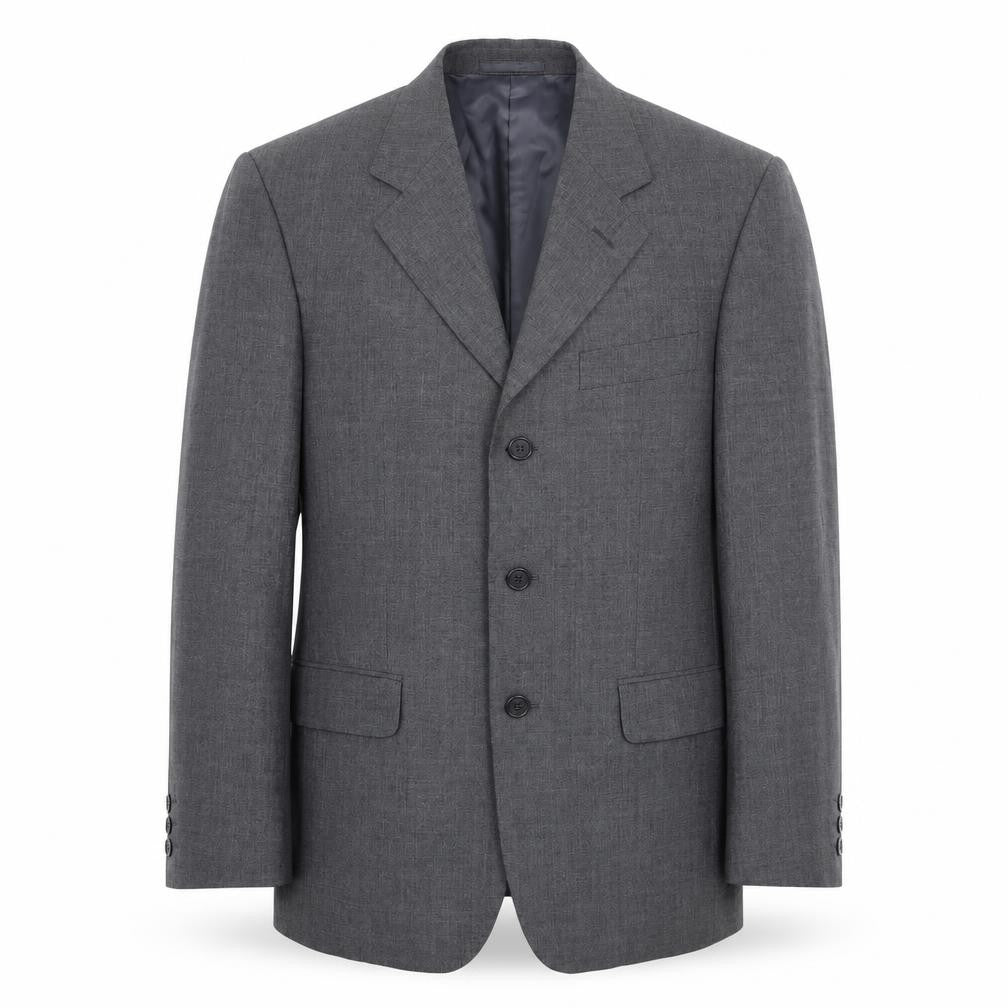Modern Classics Mens Grey Wool Jacket Suit Jacket Size 38 Regular