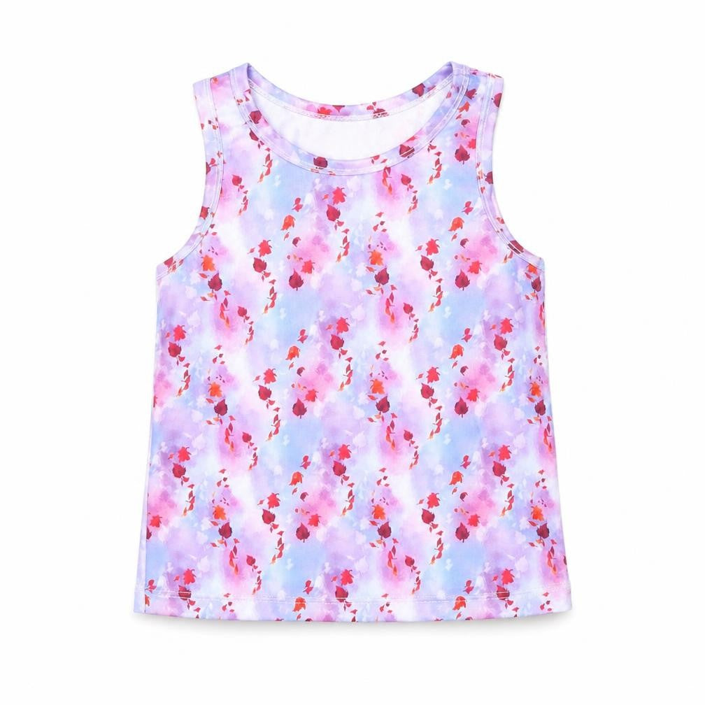 Souluxe Girls Multicoloured Geometric Polyester Basic Tank Size 2-3 Years Round Neck Pullover