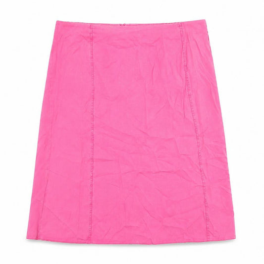 Ann Harvey Womens Pink Polyester A-Line Skirt Size 22 Zip