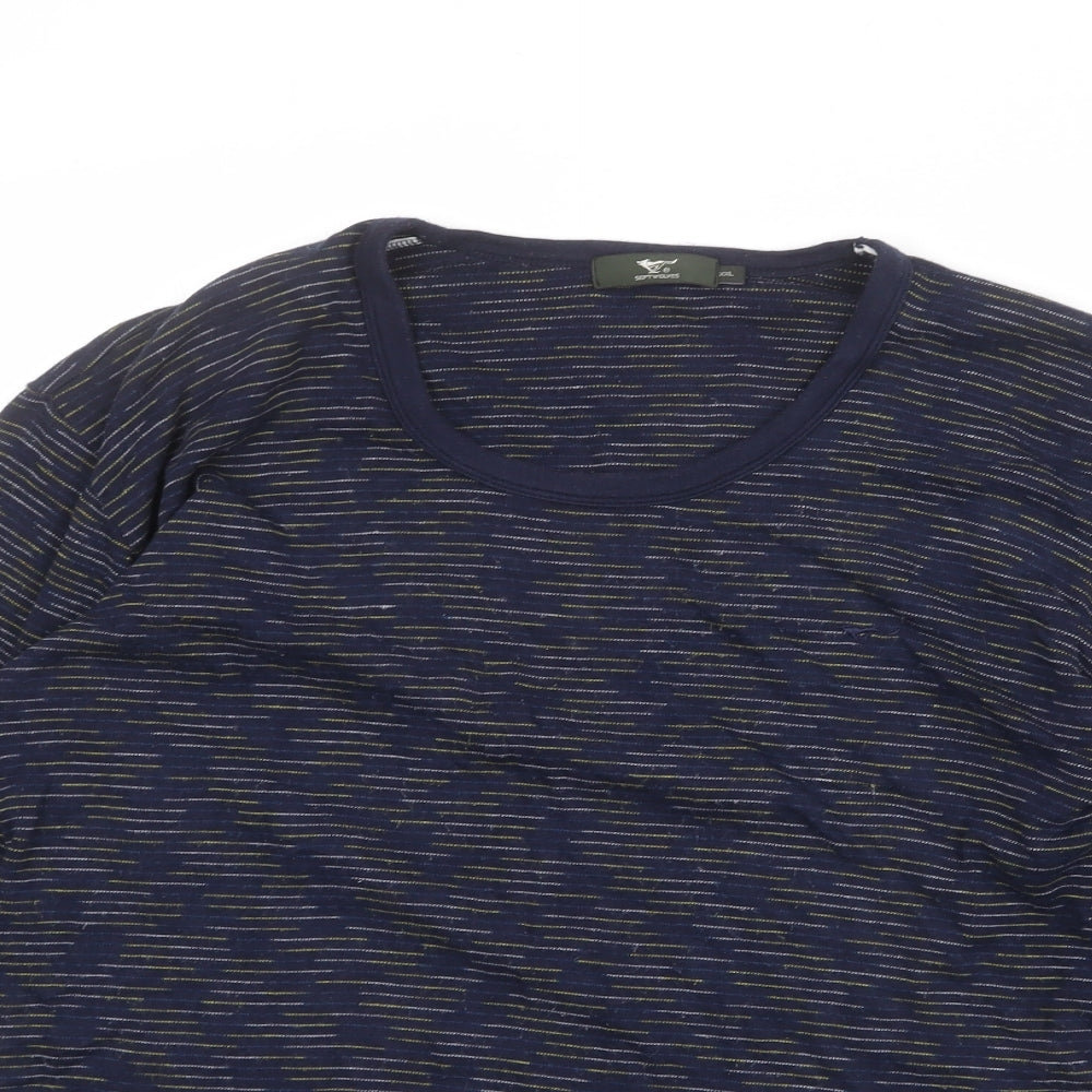 Septwolves Womens Blue Polyester Pullover Sweatshirt Size 2XL Pullover