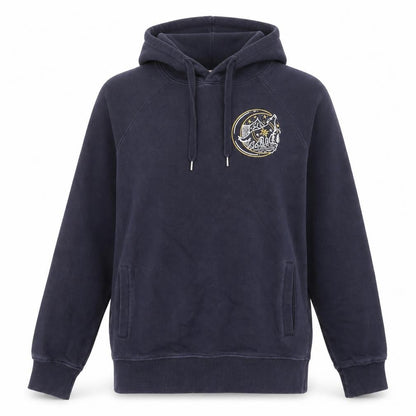 Earth Positive Girls Blue Cotton Pullover Hoodie Size S Pullover