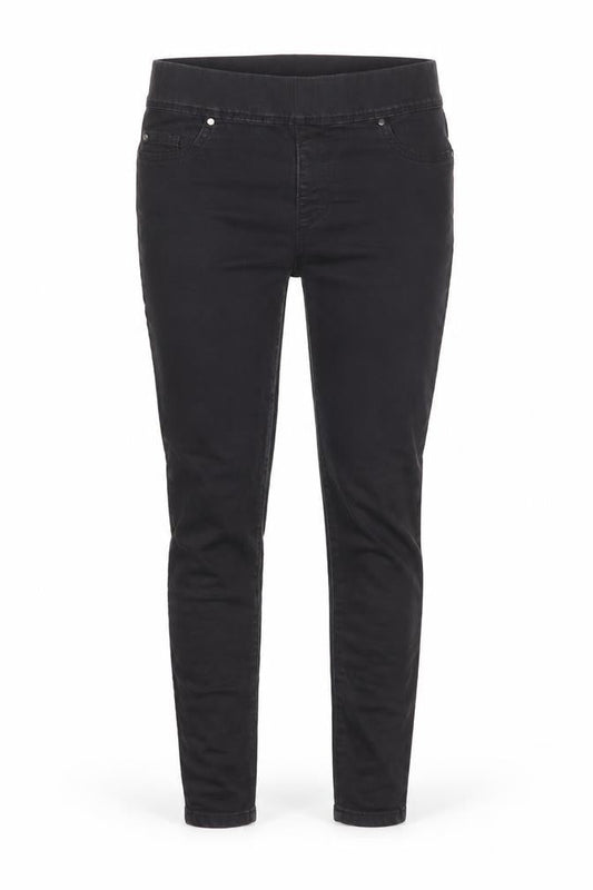 Denim & Co. Womens Black Cotton Jegging Jeans Size 10 L26 in Regular