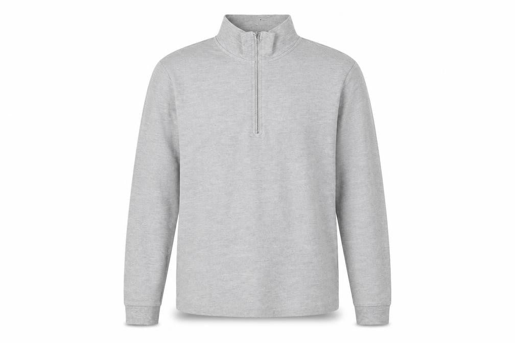Topman Mens Grey Geometric Cotton Pullover Sweatshirt Size XS