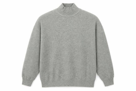 Marks & Spencer Mens Green High Neck Acrylic Pullover Jumper Size L Long Sleeve