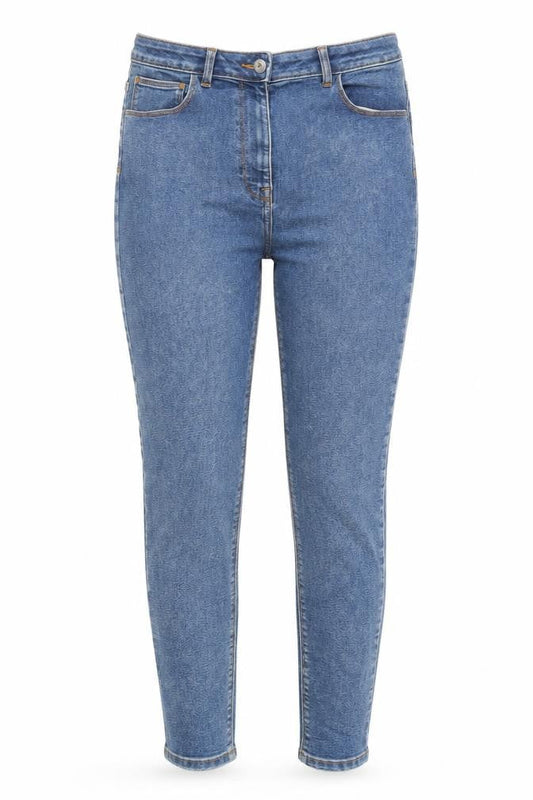 COLLUSION Womens Blue Cotton Skinny Jeans Size 32 in L32 in Regular Zip