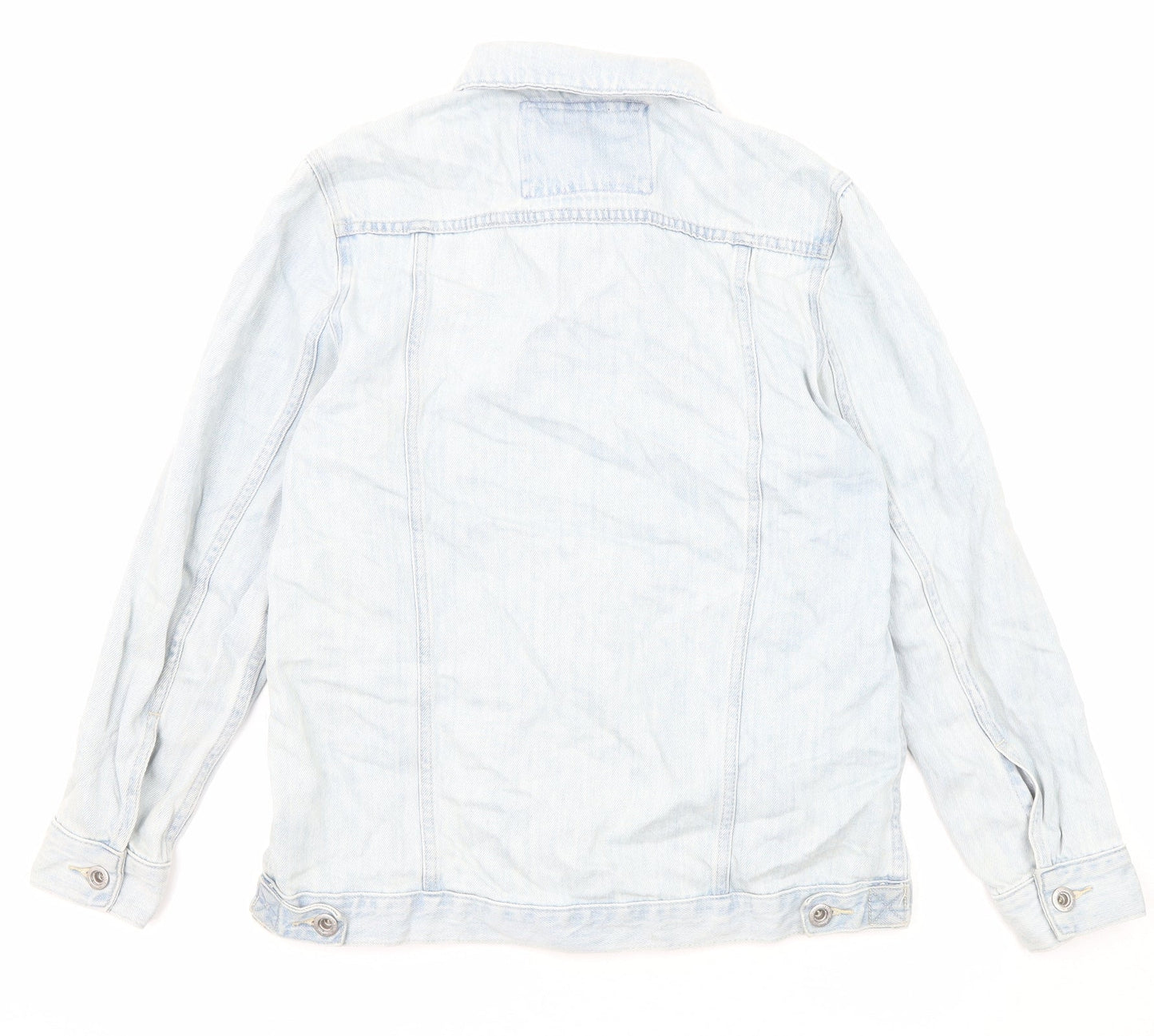 NEXT Womens Blue Jacket Size 10 Button - Pockets