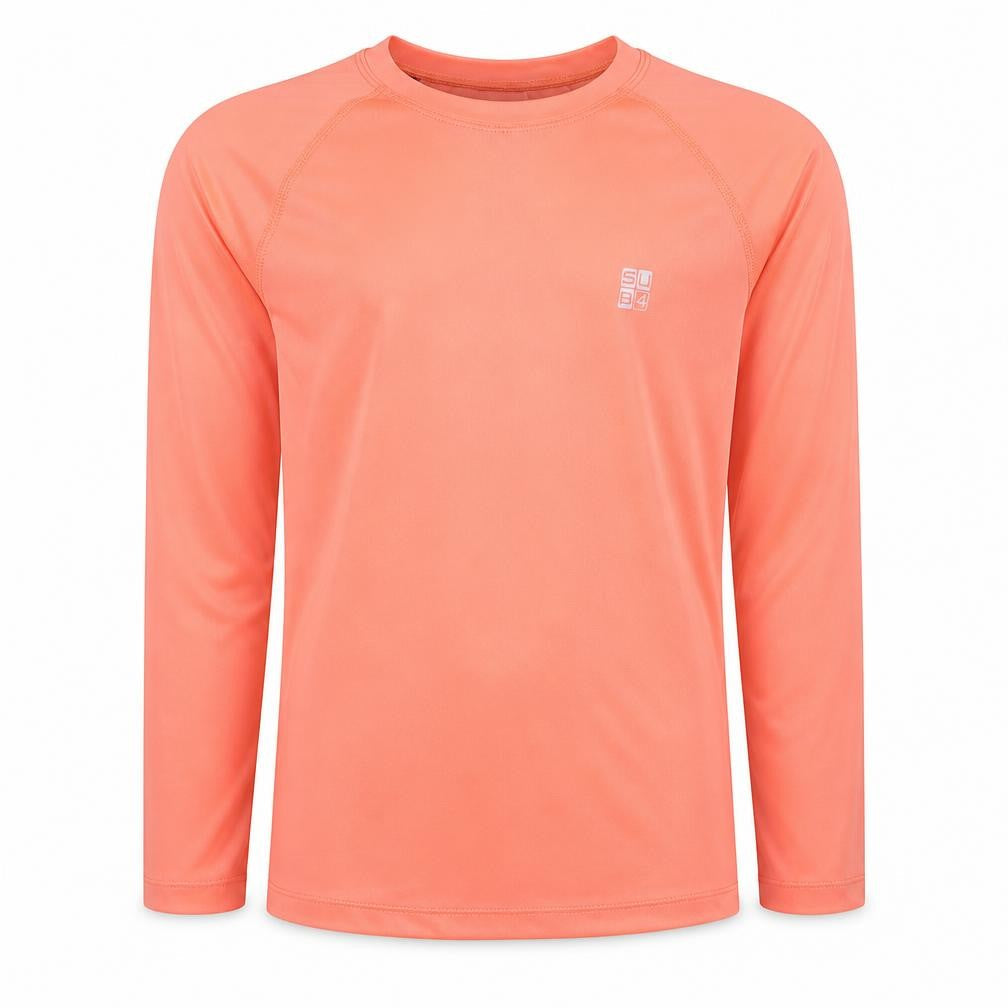 SUB4 Boys Red Polyester Basic T-Shirt Size 8 Years Round Neck Pullover