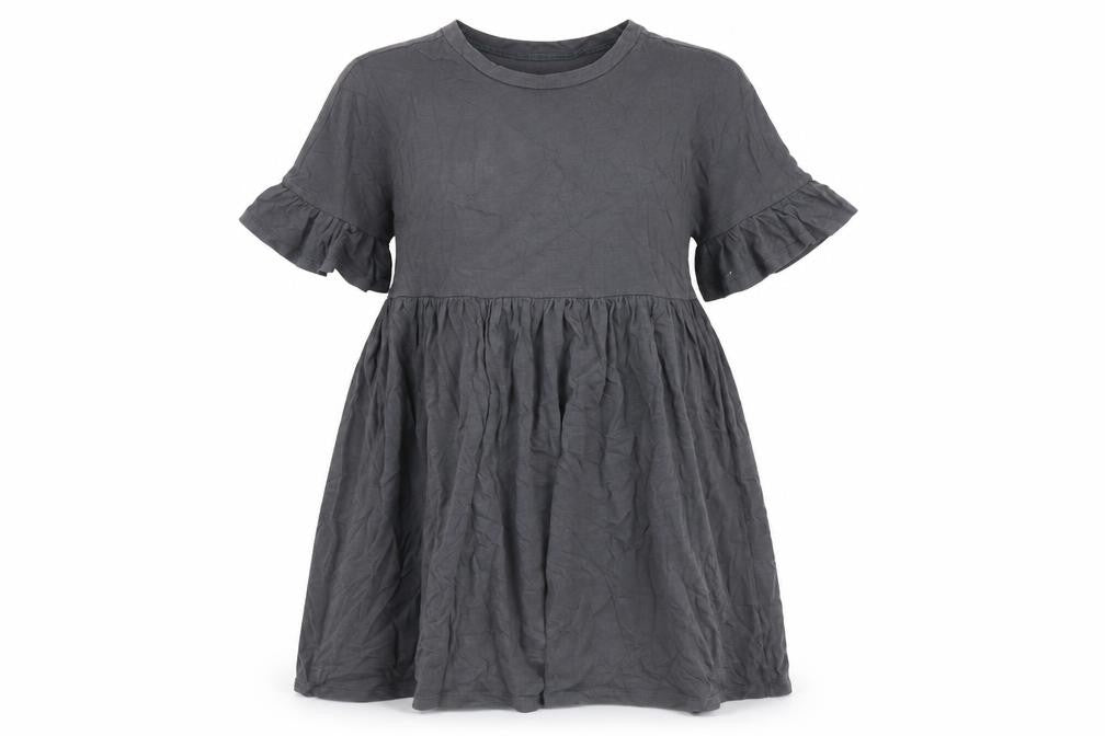 ASOS Womens Grey 100% Cotton A-Line Size 10 Round Neck Pullover