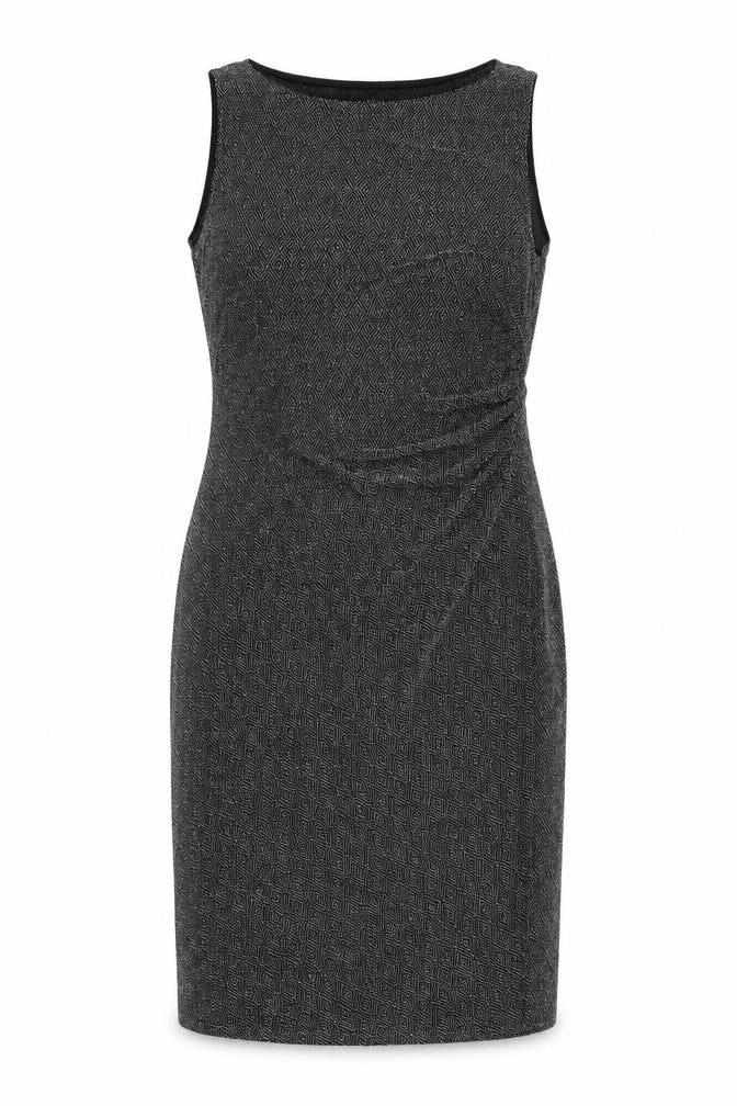 IZABEL LONDON Womens Black Nylon A-Line Size 16 Round Neck Pullover