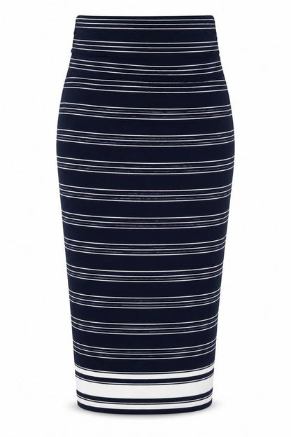 Max Studio Womens Blue Striped Viscose A-Line Size S Off the Shoulder Pullover