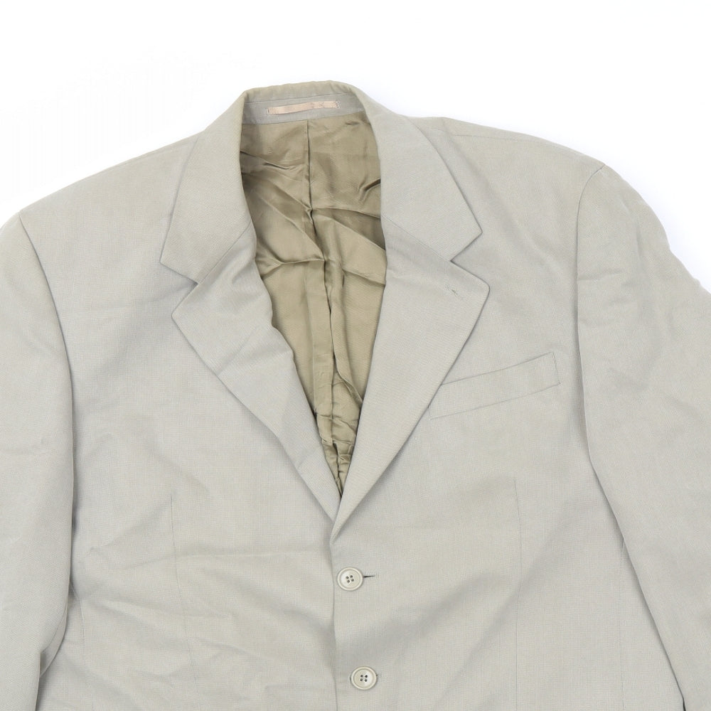 NEXT Mens Beige Modal Jacket Suit Jacket Size 40 Regular