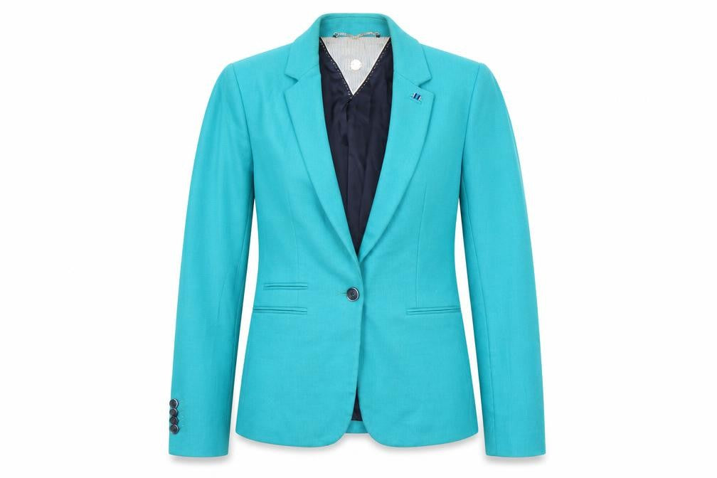 Mossimo Womens Green Acetate Jacket Blazer Size 8