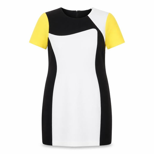 Definitions Womens Multicoloured Polyester Sheath Size 16 Roll Neck Zip